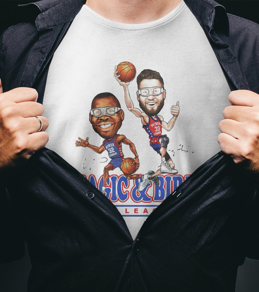 MAGIC And BIRD MINER LEAGUE T-Shirt