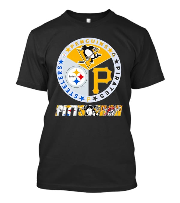 Pittsburgh Steelers Penguins Pirates Pittsburgh Sports T-Shirt