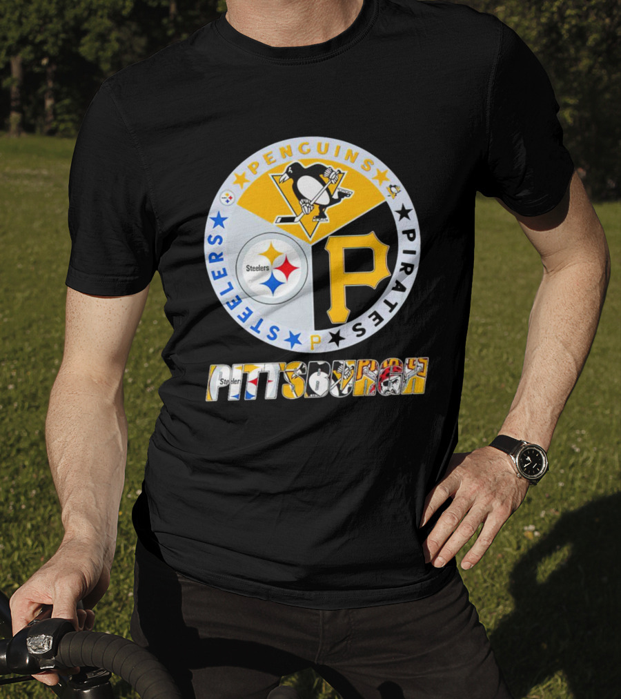 Pittsburgh Steelers Penguins Pirates Pittsburgh Sports T-Shirt