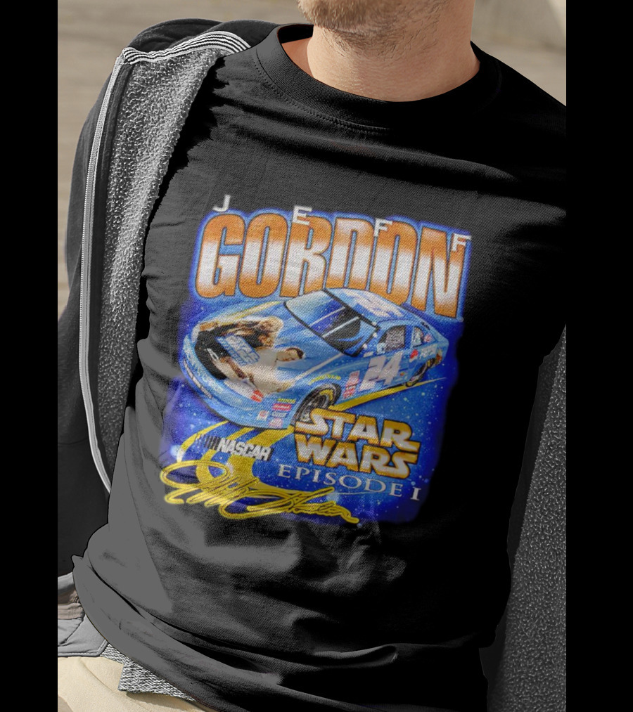 Jeff Gordon NASCAR Star Wars Episode I Racing Car 24 T-Shirt