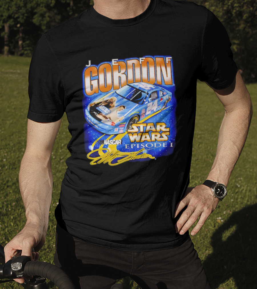 Jeff Gordon NASCAR Star Wars Episode I Racing Car 24 T-Shirt