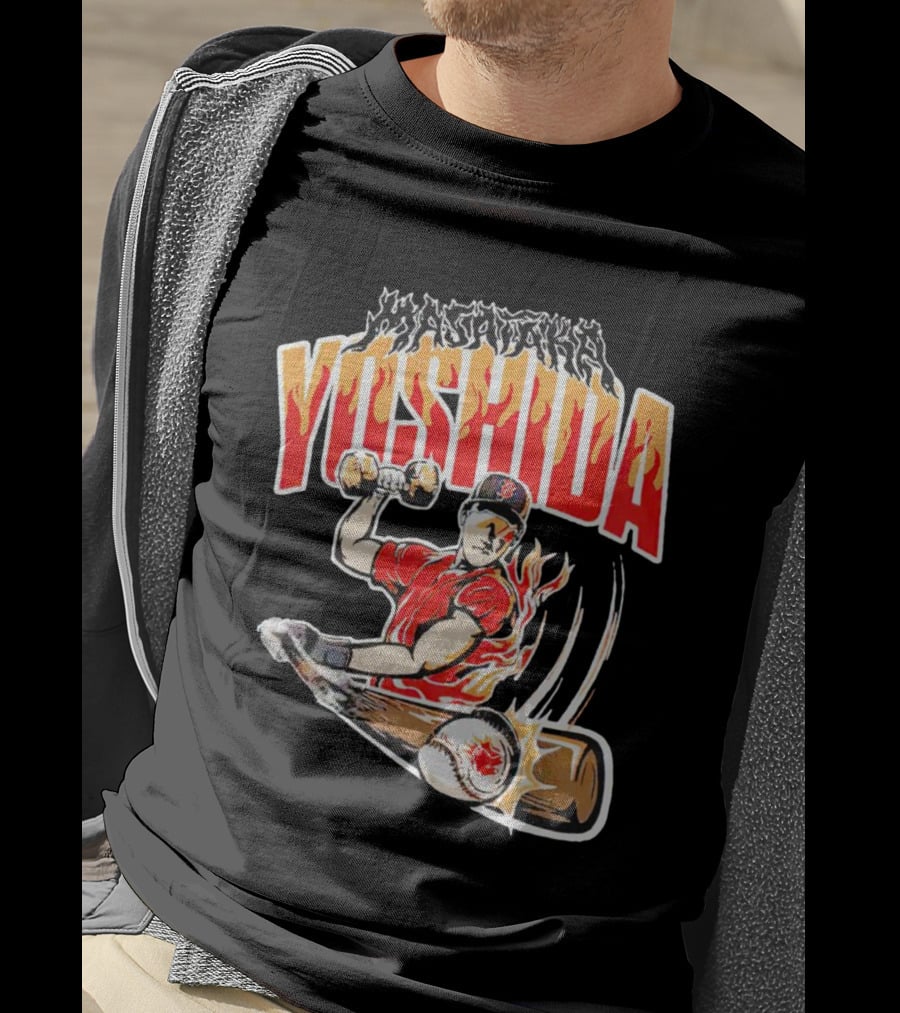 Masataka Yoshida Baseball Fireball Swinging Athlete T-Shirt