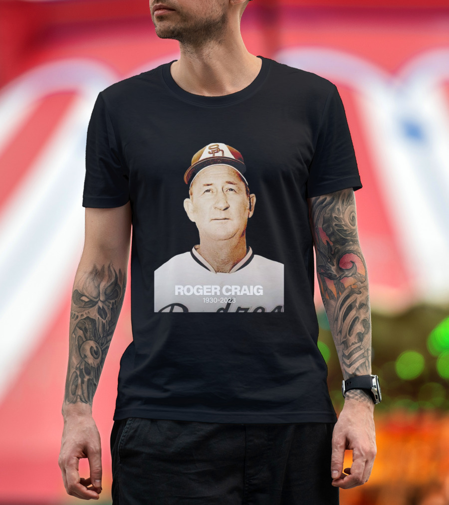 Roger Craig Tribute San Diego Padres 1930-2023 T-Shirt