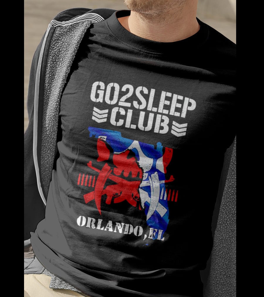 Go2Sleep Club Florida Theme Orlando FL Kenta T-Shirt
