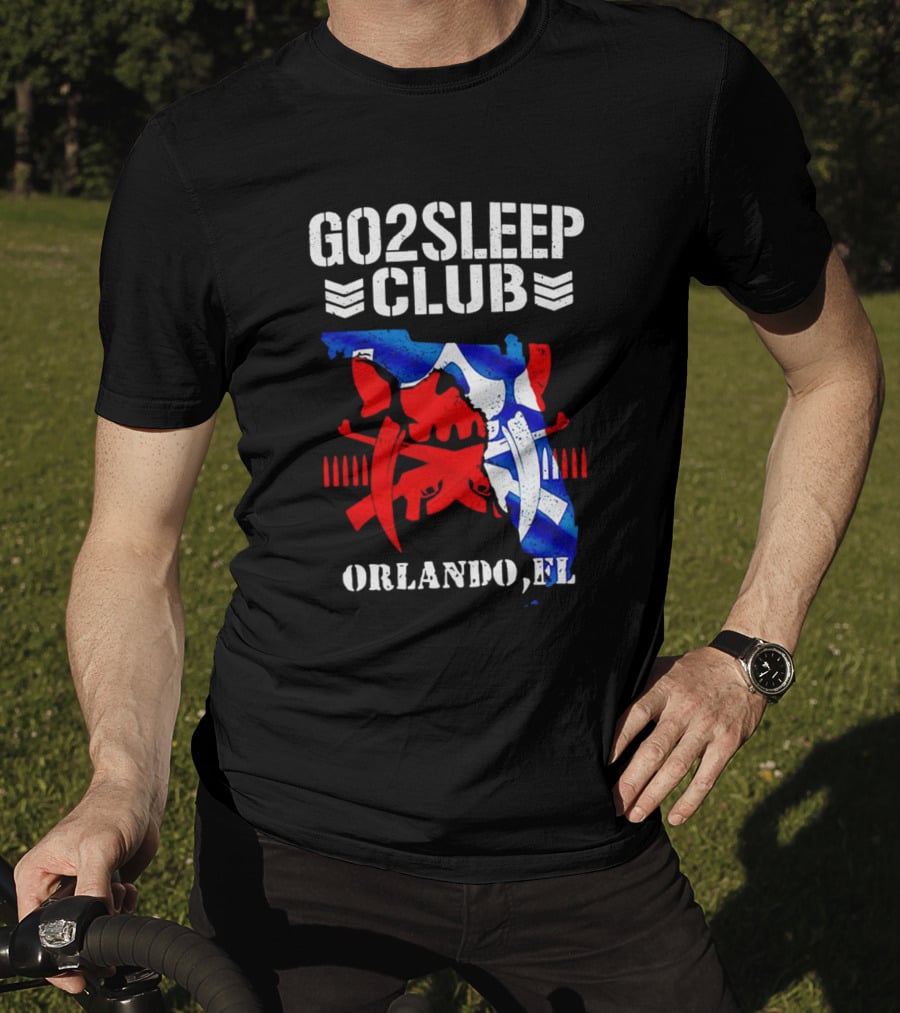 Go2Sleep Club Florida Theme Orlando FL Kenta T-Shirt
