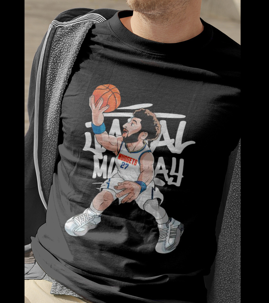Denver Nuggets Jamal Murray Mile High Basketball Jumper T-Shirt