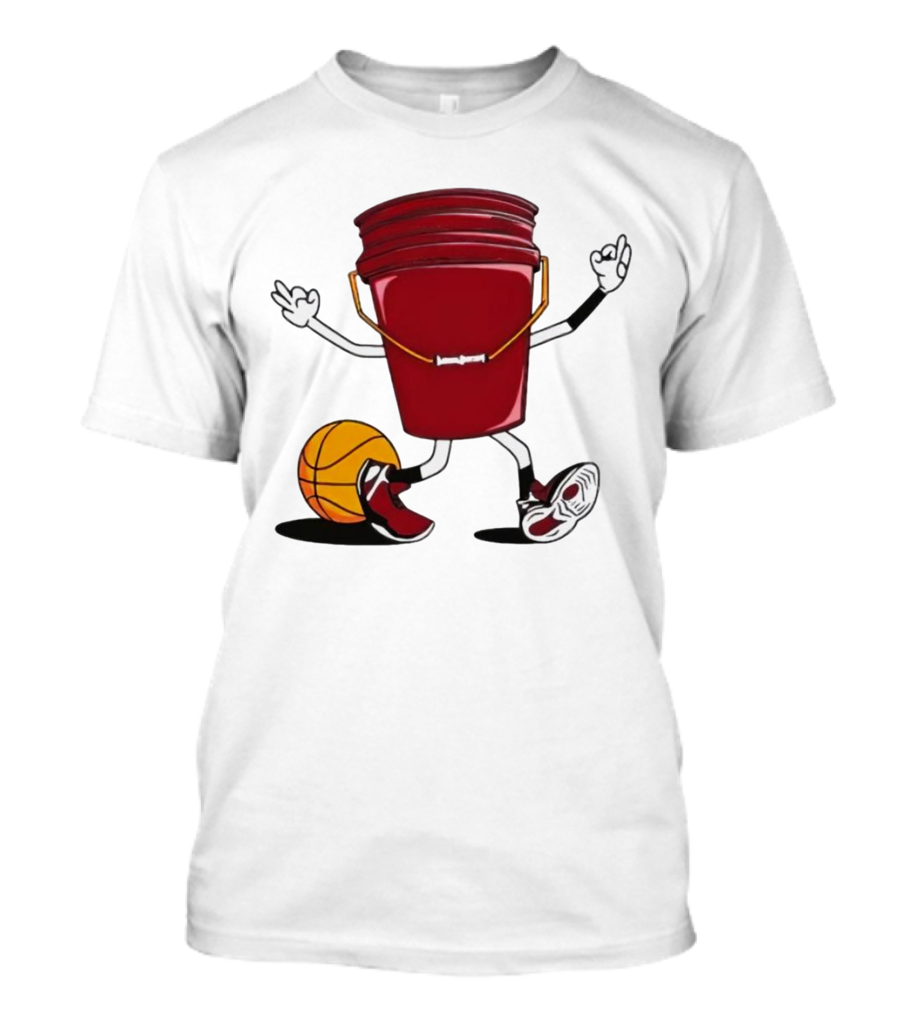 Jimmy Butler Miami Heat Basketball Bucket Character T-Shirt