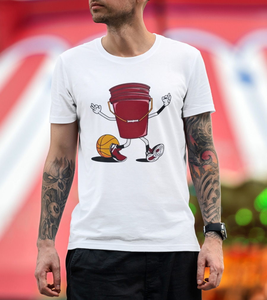 Jimmy Butler Miami Heat Basketball Bucket Character T-Shirt
