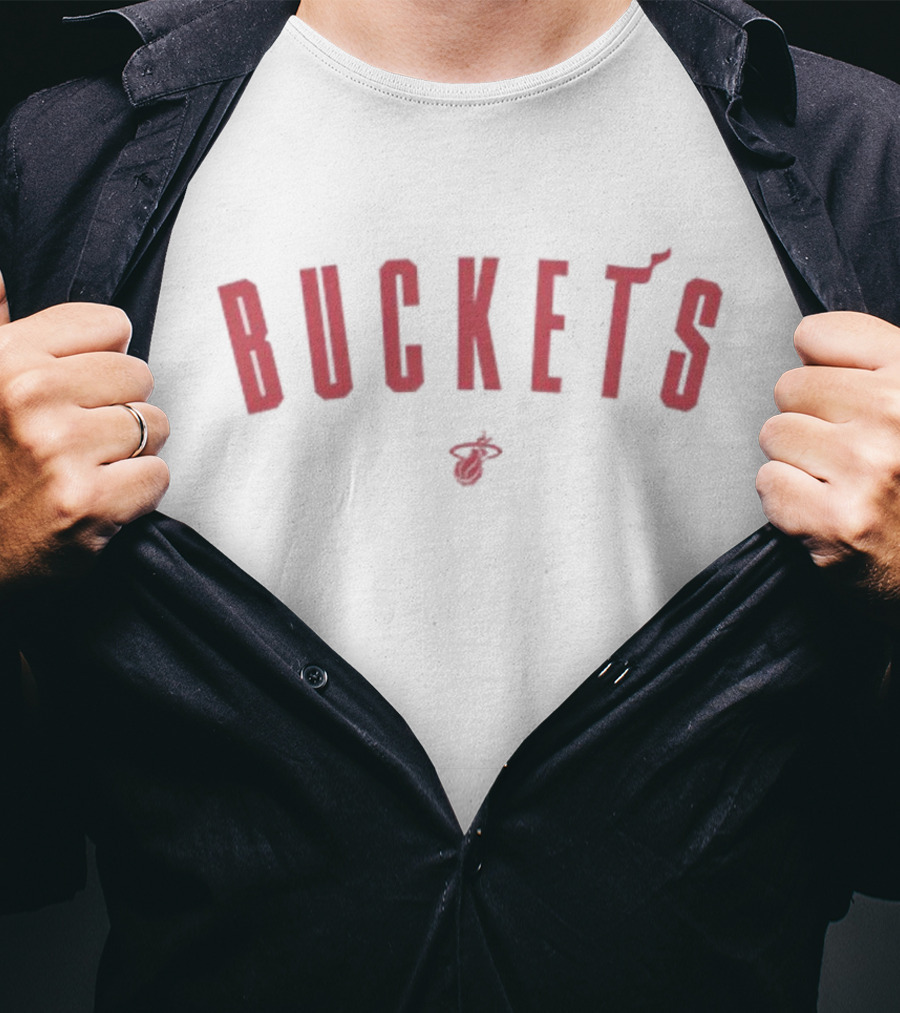 Miami Heat Buckets Iconic Team Spirit Basketball T-Shirt