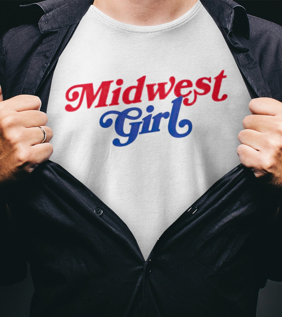 Midwest Girl Red Blue T-Shirt