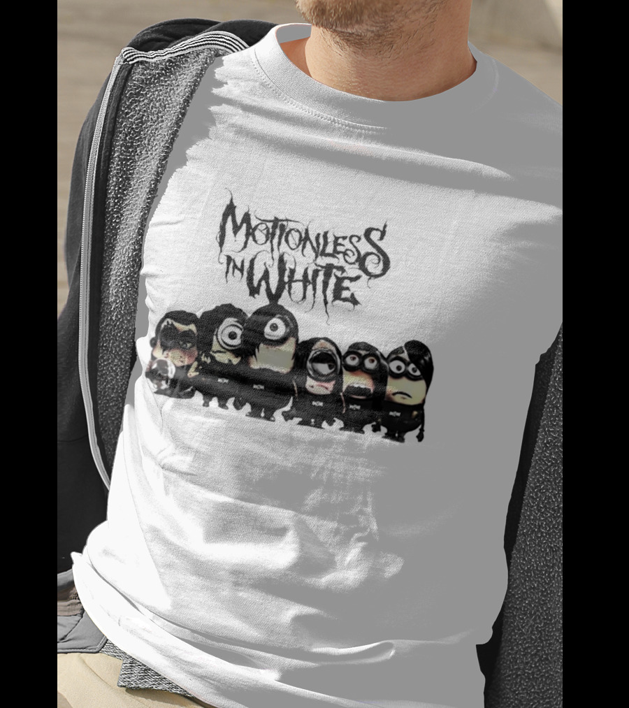 Motionless In White Minions Fiery Dark Character Ensemble T-Shirt