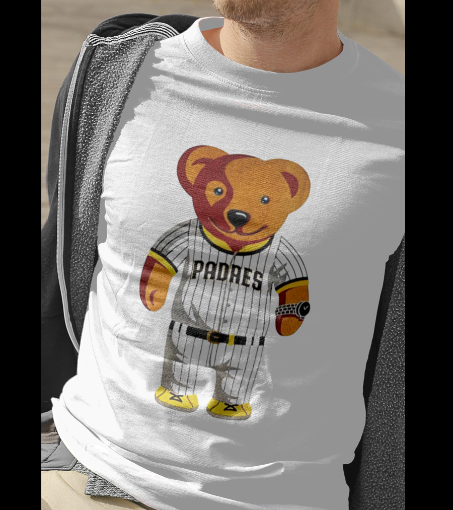 Oris Bear Padres San Diego Baseball Team T-Shirt