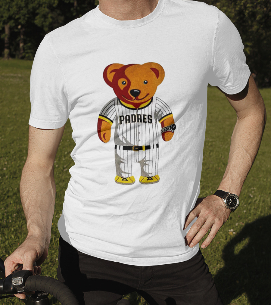 Oris Bear Padres San Diego Baseball Team T-Shirt