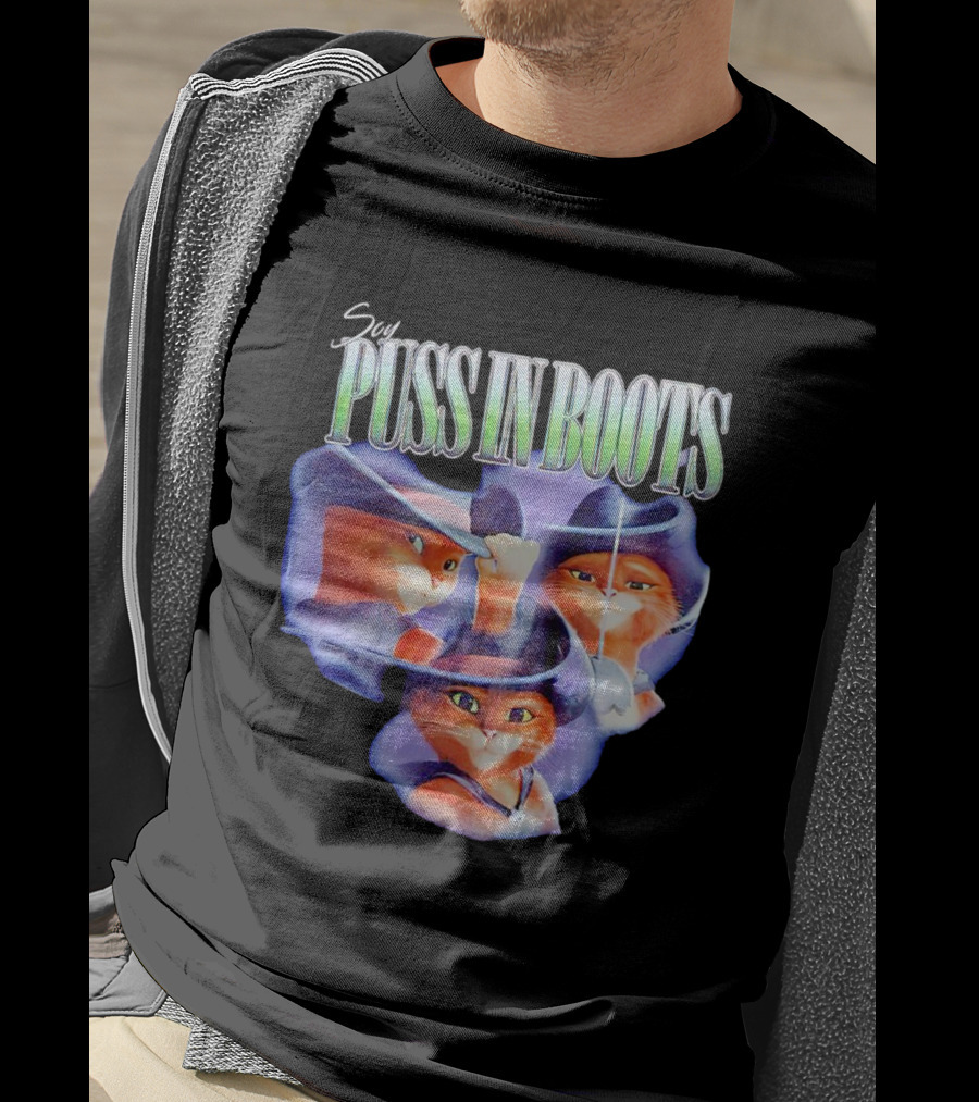 Soy Puss In Boots Trio With Hats And Sword T-Shirt