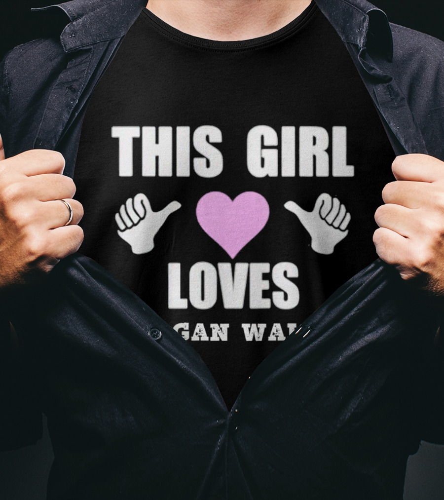 This Girl Loves Morgan Wallen Heart And Thumbs Up T-Shirt