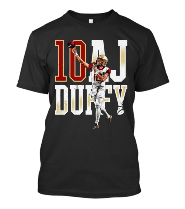 Aj Duffy 10 Florida State Seminoles Football Player T-Shirt