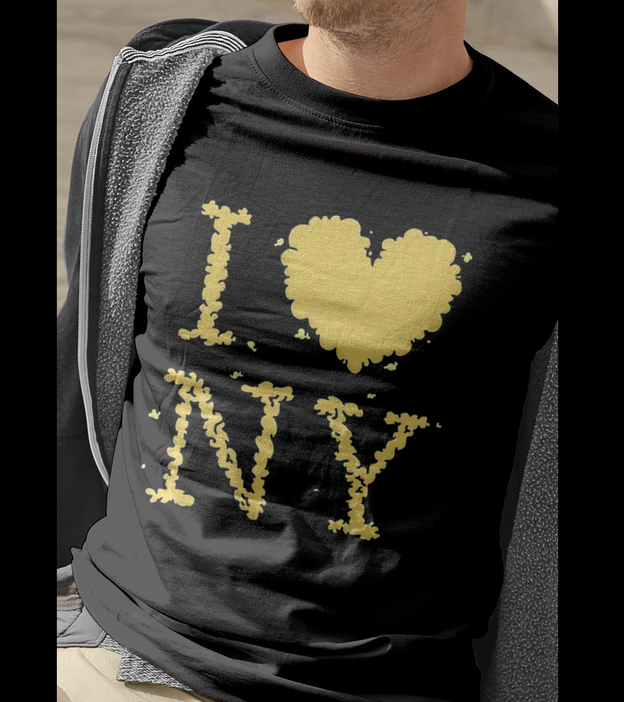I Love NY Smoke Edition Puff Lettering T-Shirt