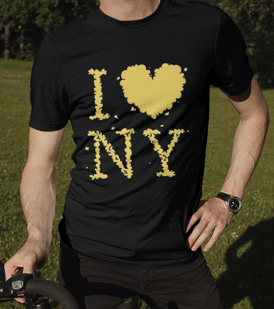 I Love NY Smoke Edition Puff Lettering T-Shirt