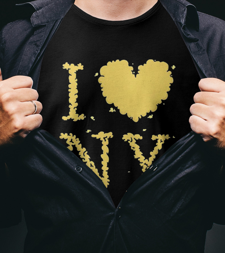 I Love NY Smoke Edition Puff Lettering T-Shirt