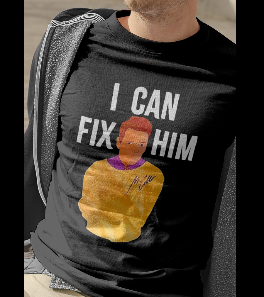 Misha Collins I Can Fix Him Orange T-Shirt