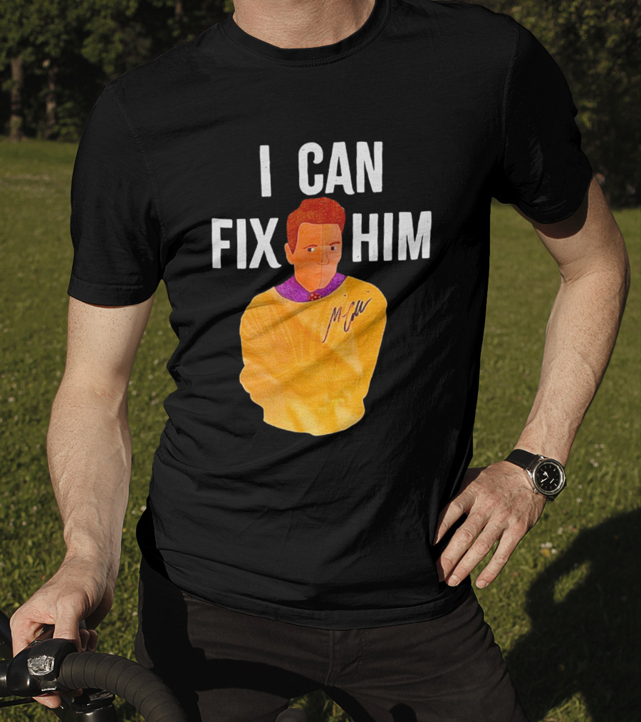 Misha Collins I Can Fix Him Orange T-Shirt
