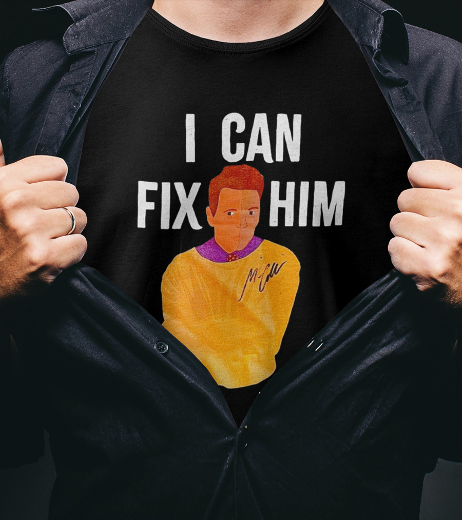 Misha Collins I Can Fix Him Orange T-Shirt