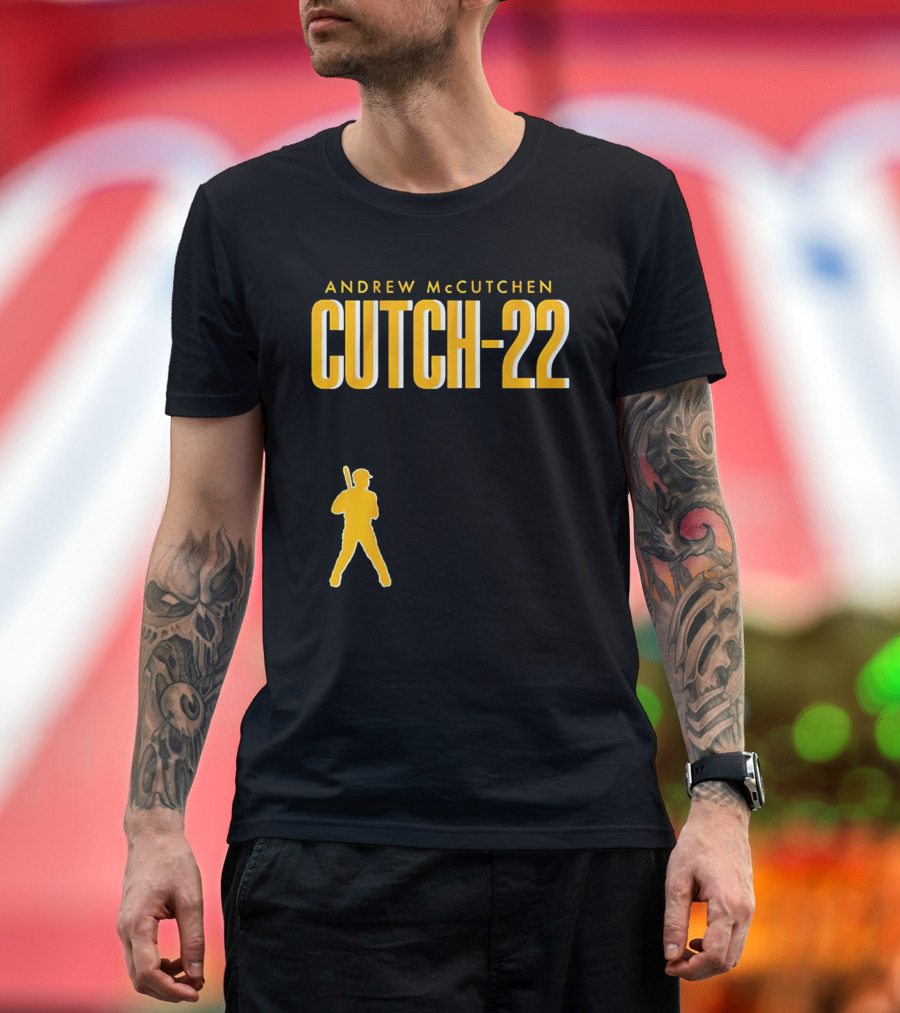 ANDREW MCCUTCHEN CUTCH-22 PITTSBURGH PIRATES T-Shirt