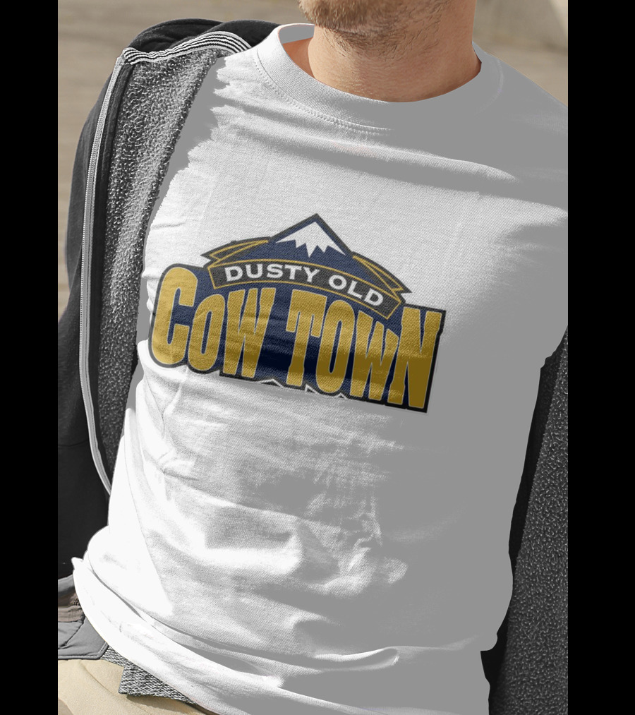Denver Nuggets Dusty Old Cow Town Rocky Mountains T-Shirt