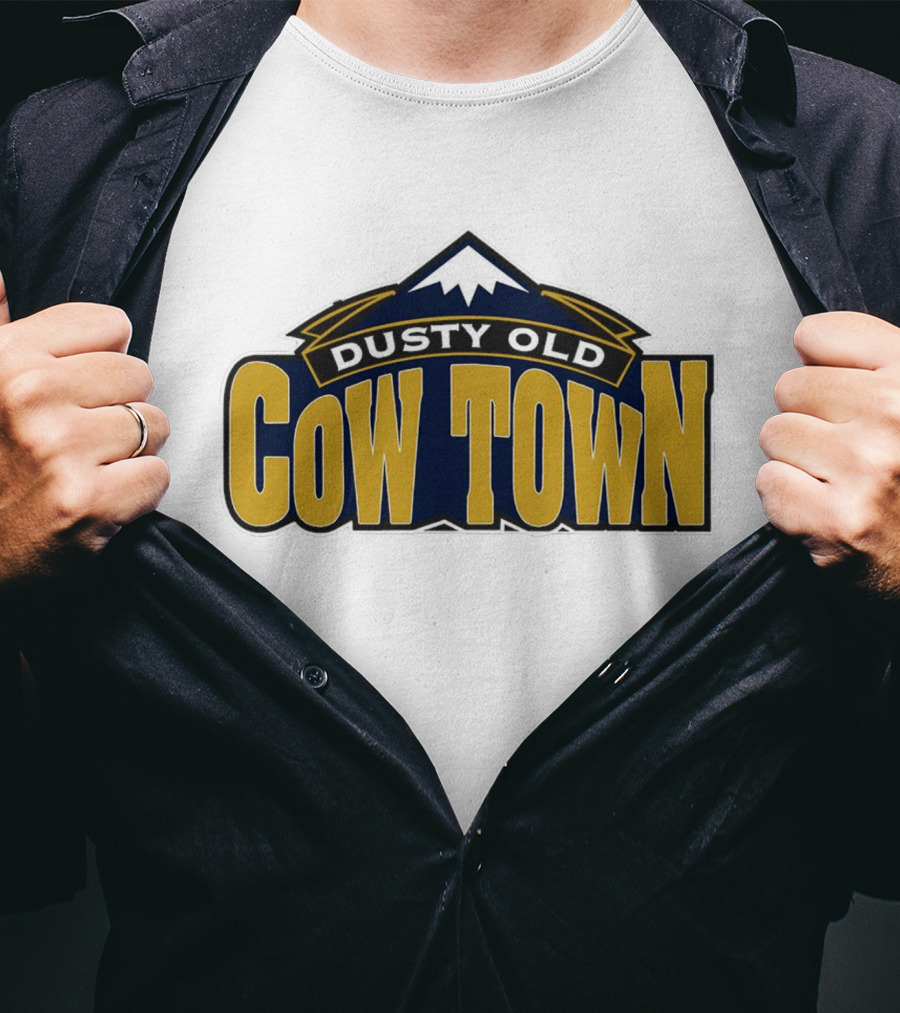 Denver Nuggets Dusty Old Cow Town Rocky Mountains T-Shirt