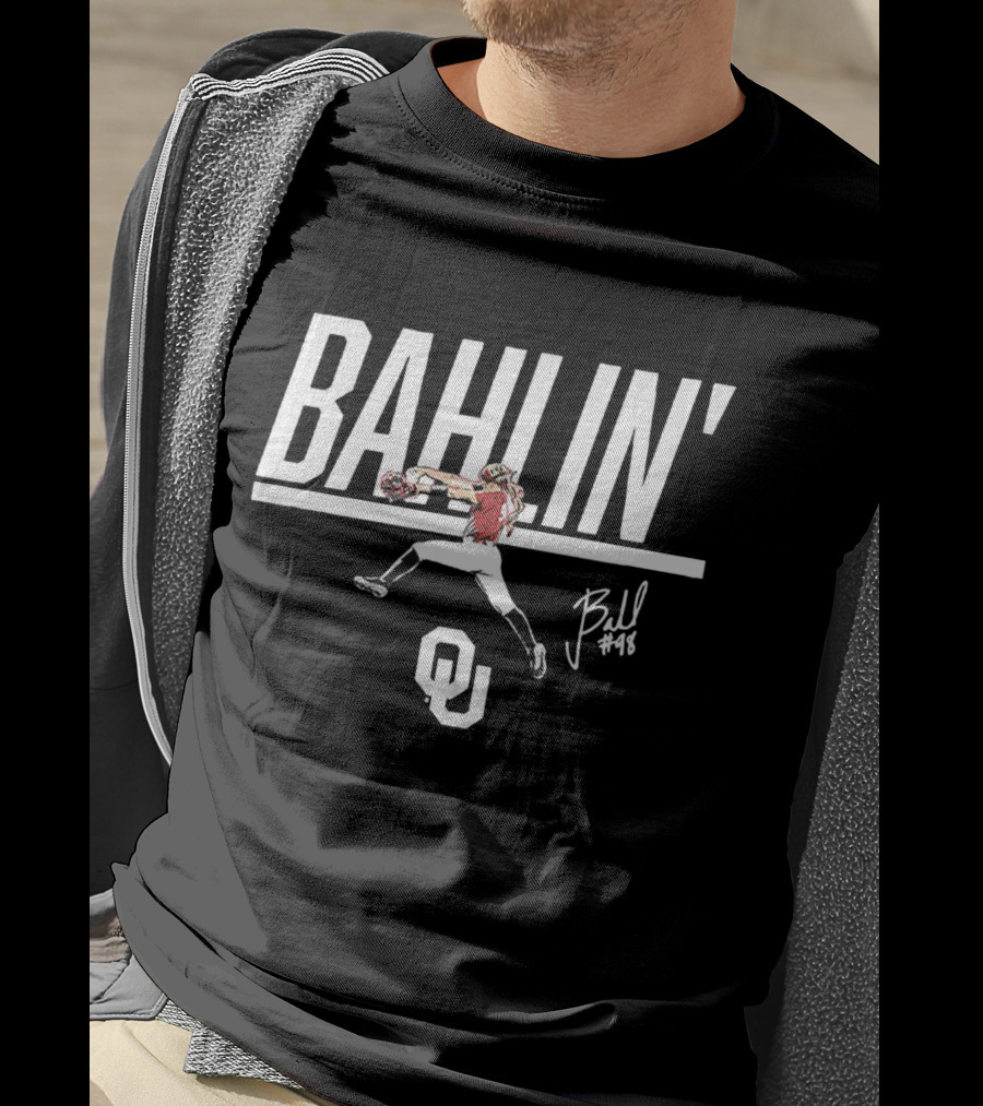 Bahlin' Jordy Bahl #98 Oklahoma Sooners Women's Softball T-Shirt