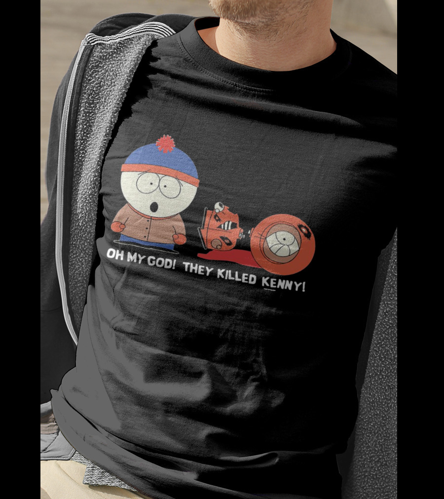Oh My God They Killed Kenny South Park Classic Scene T-Shirt