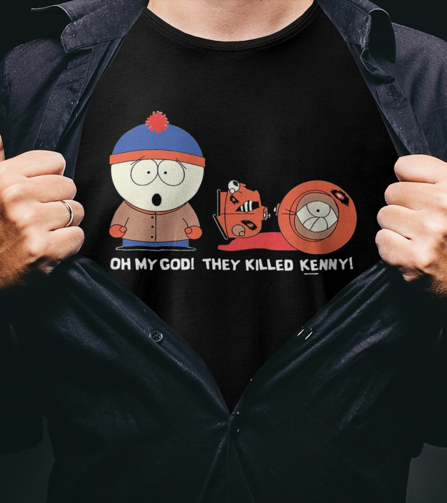 Oh My God They Killed Kenny South Park Classic Scene T-Shirt