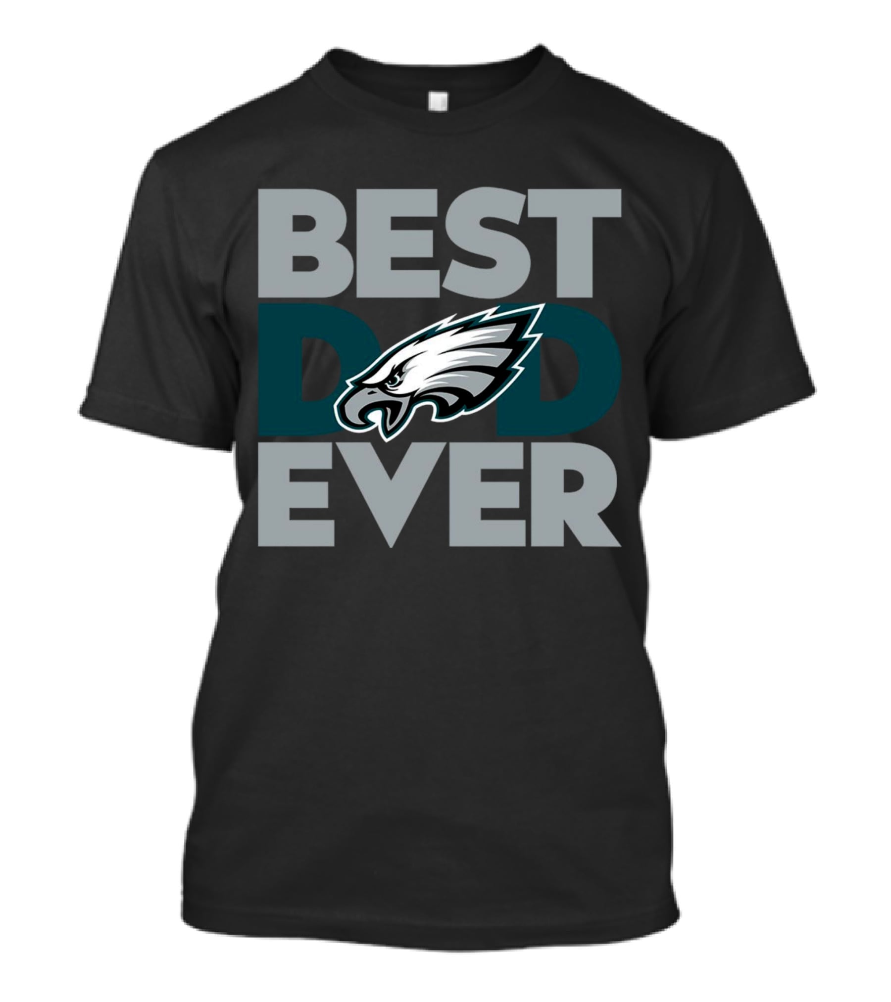 Best Dad Ever Philadelphia Eagles NFL T-Shirt