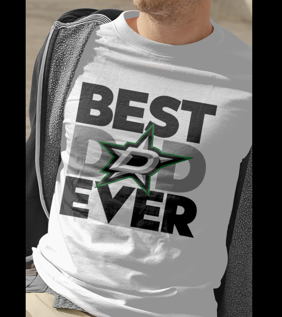 Best Dad Ever Dallas Stars NHL T-Shirt