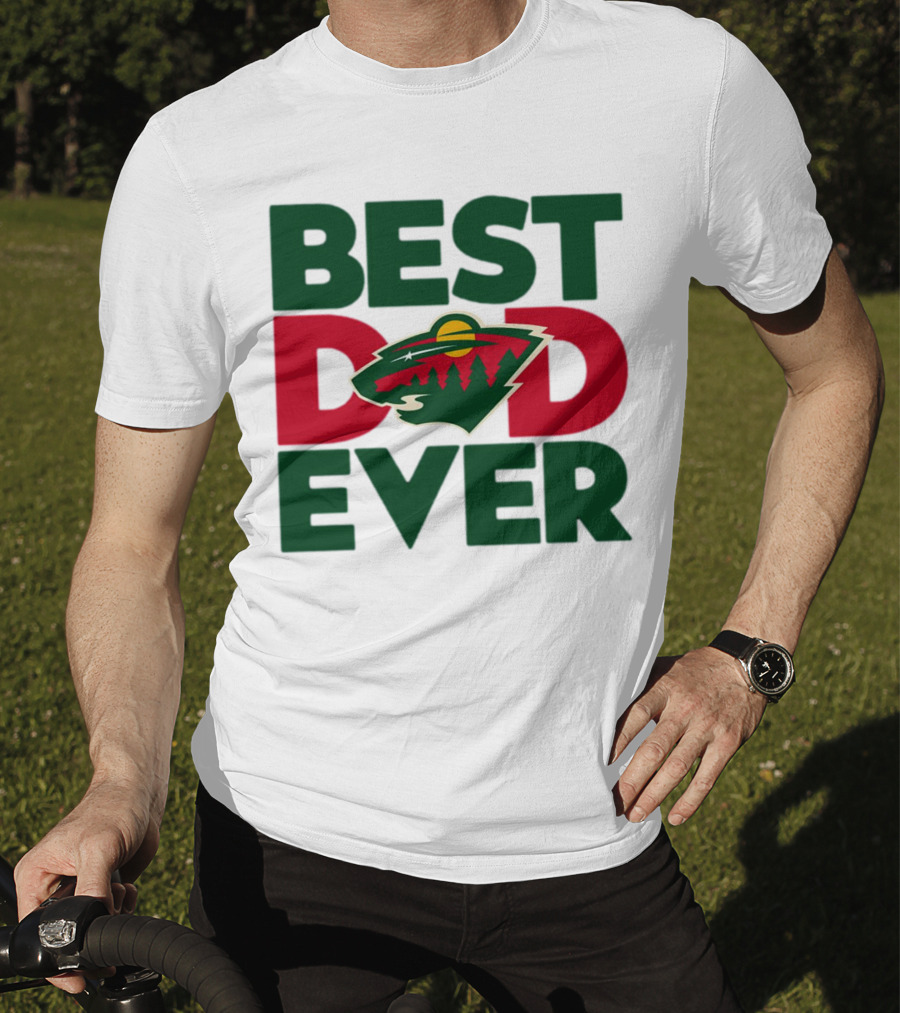 Best Dad Ever NHL Minnesota Wild T-Shirt