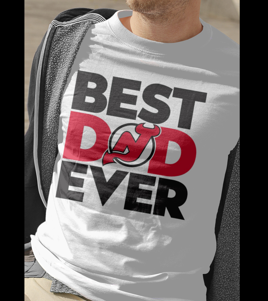 Best Dad Ever New Jersey Devils NHL T-Shirt