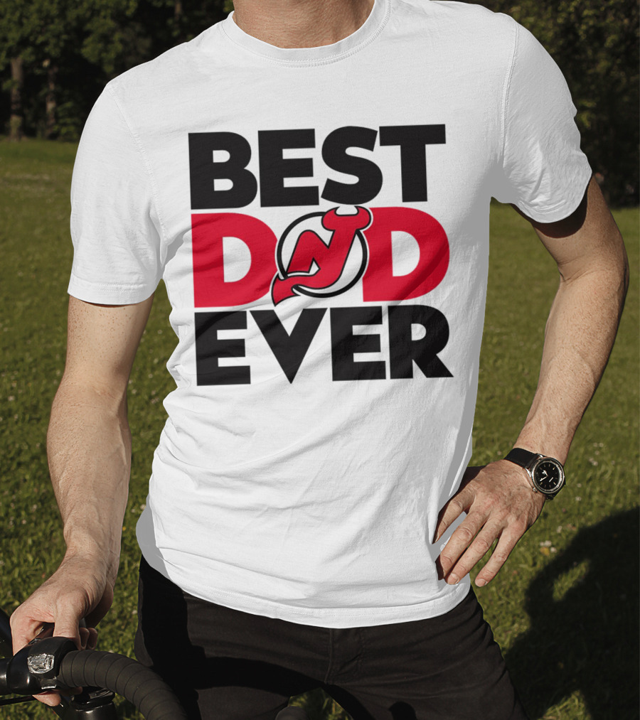 Best Dad Ever New Jersey Devils NHL T-Shirt