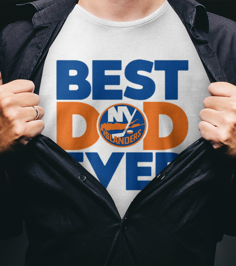 Best Dad Ever NY Islanders NHL T-Shirt