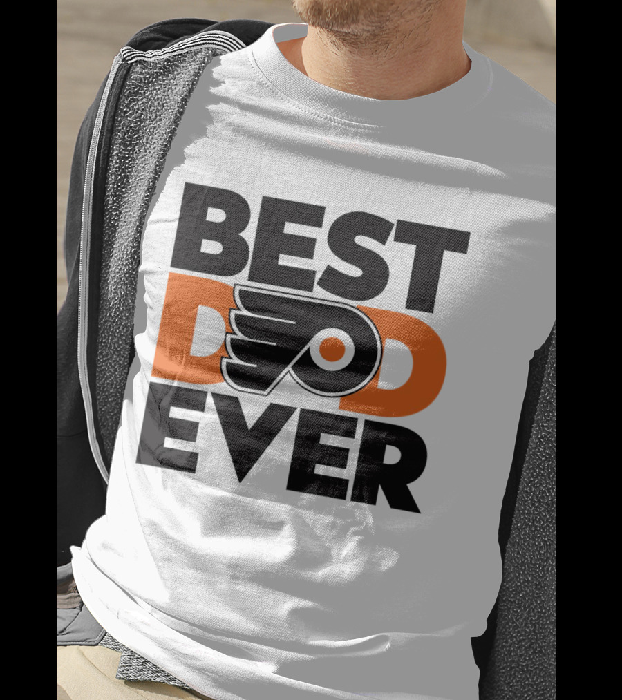 Best Dad Ever Philadelphia Flyers NHL T-Shirt