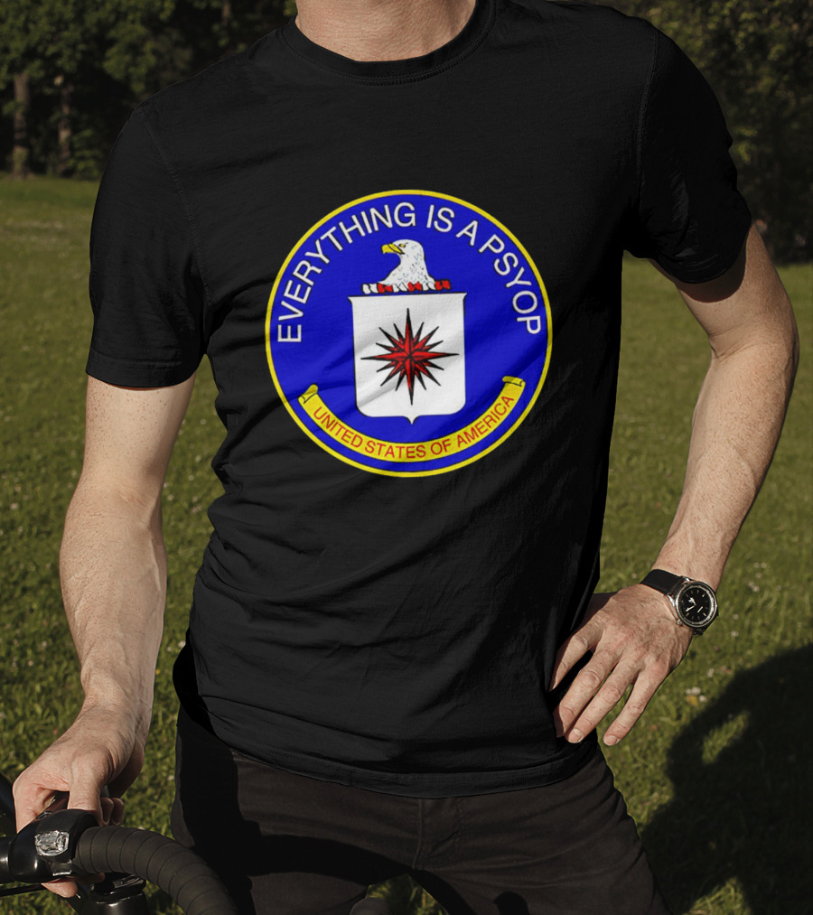 Everything Is A Psyop United States Of America Seal T-Shirt