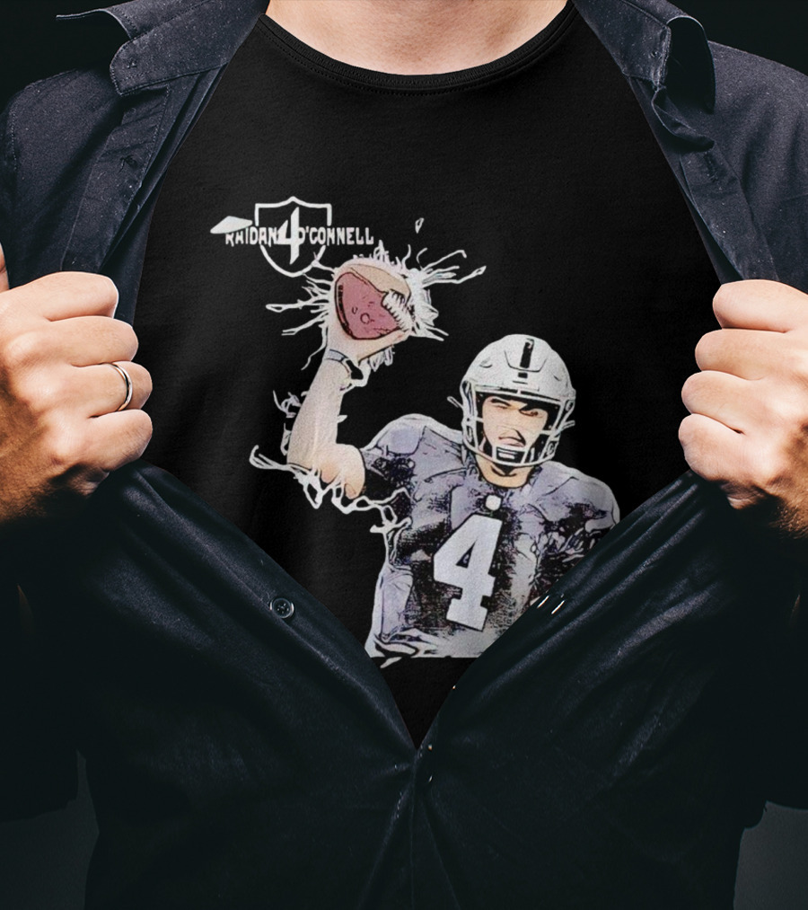 Aidan O’connell Las Vegas Raiders Football Quarterback T-Shirt