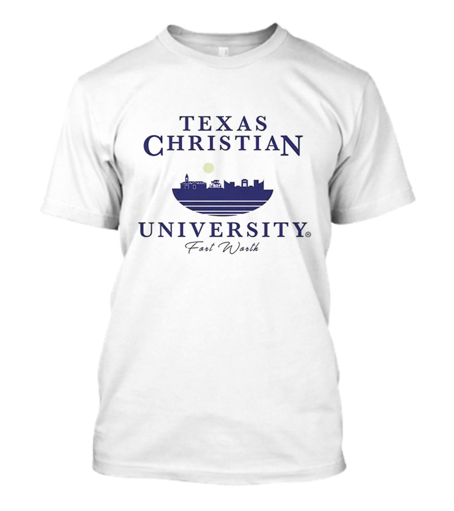 Texas Christian University Fort Worth Skyline T-Shirt