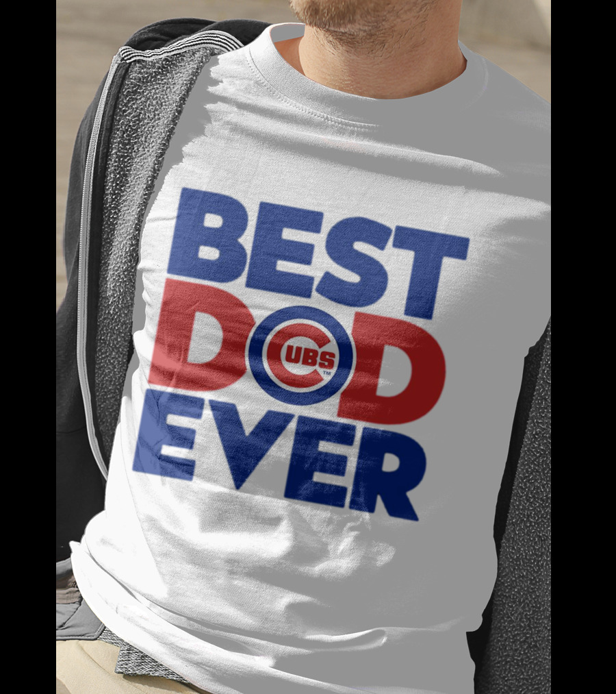 Best Dad Ever Cubs MLB Chicago T-Shirt