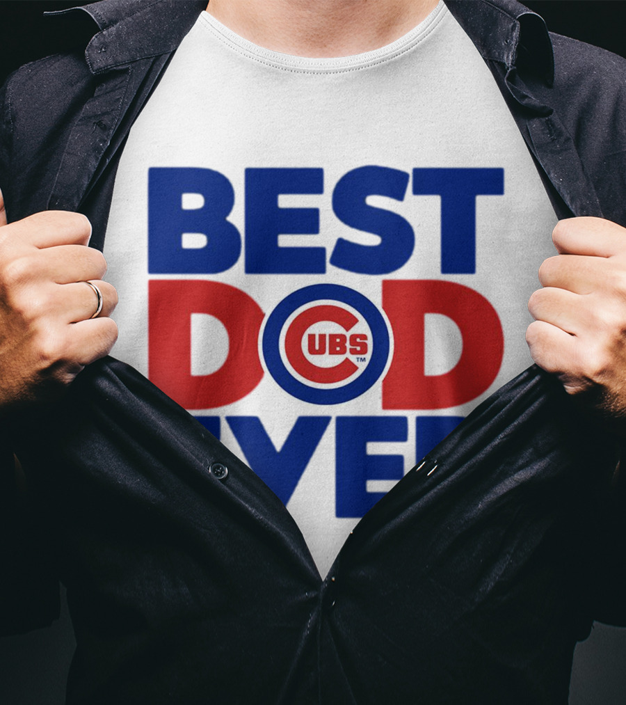 Best Dad Ever Cubs MLB Chicago T-Shirt