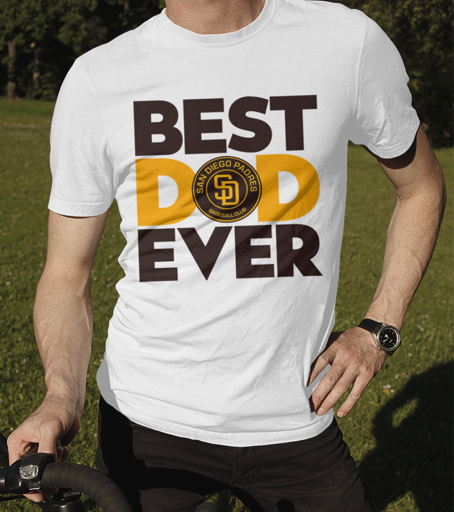Best Dad Ever San Diego Padres Baseball Club T-Shirt
