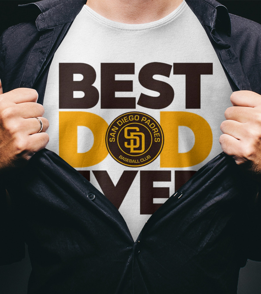 Best Dad Ever San Diego Padres Baseball Club T-Shirt