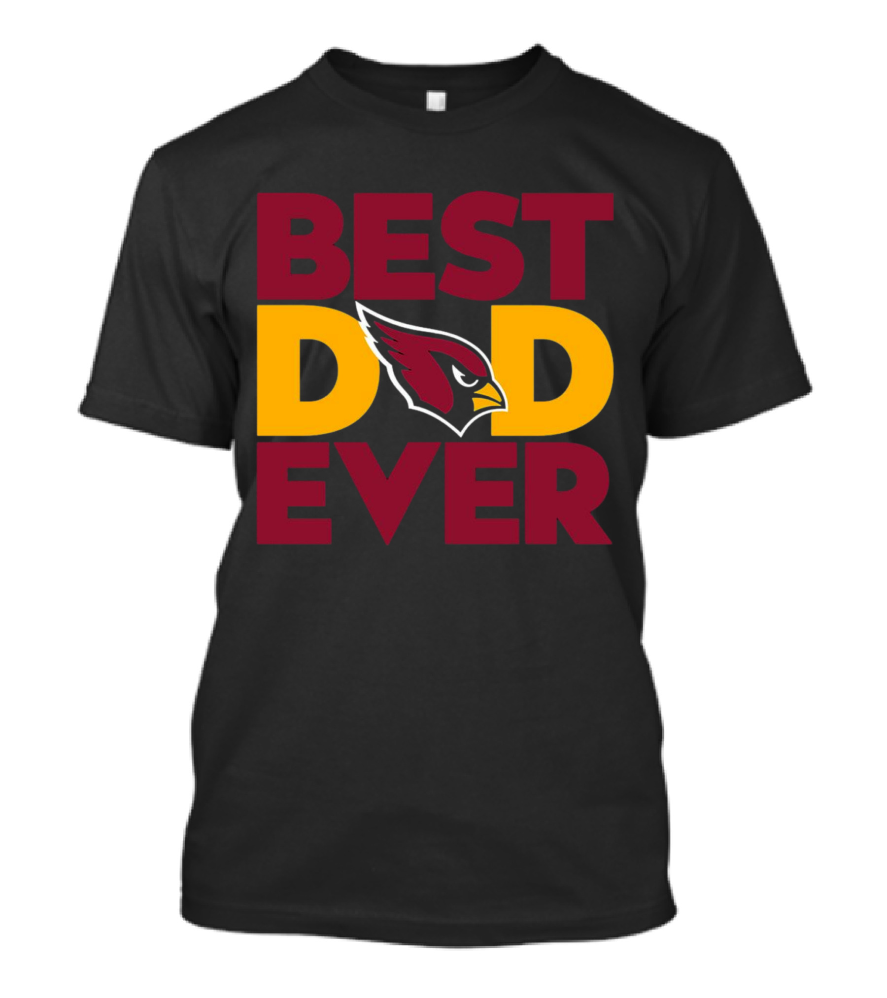 Best Dad Ever Arizona Cardinals NFL T-Shirt