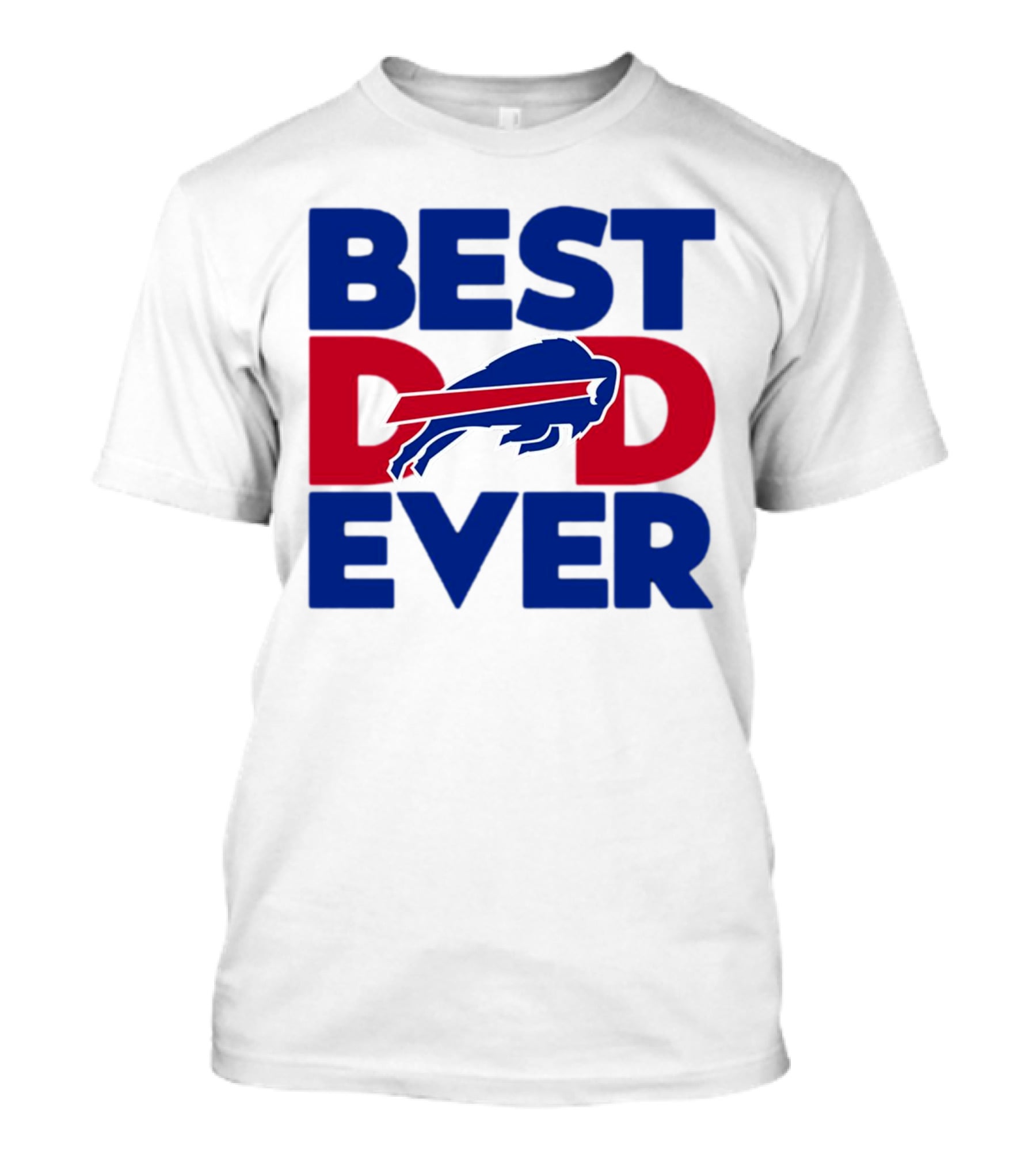 Best Dad Ever Buffalo Bills NFL T-Shirt