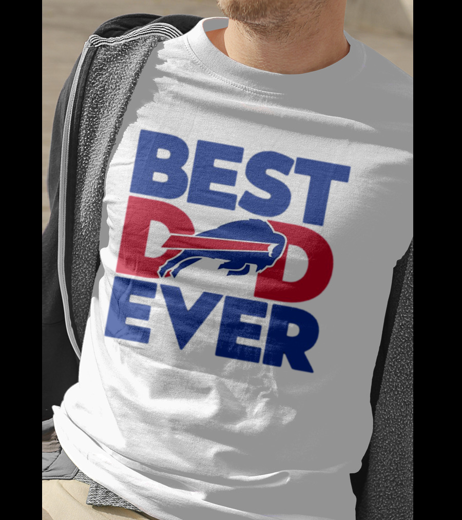 Best Dad Ever Buffalo Bills NFL T-Shirt