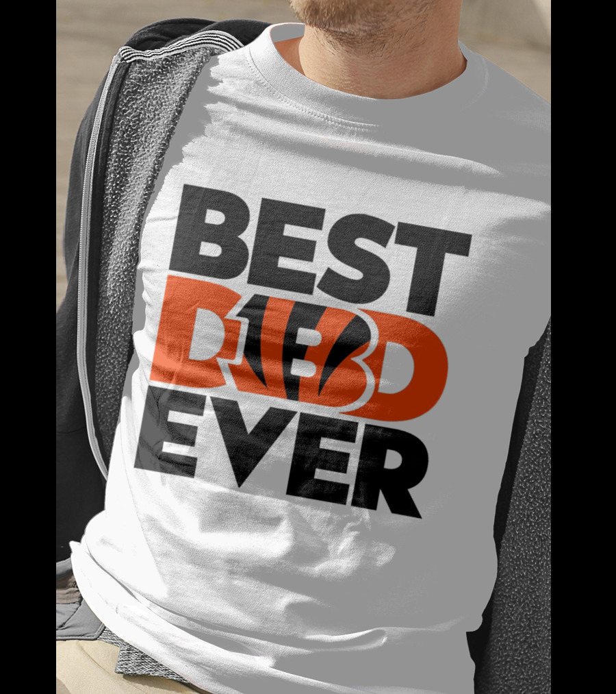 Best Dad Ever NFL Cincinnati Bengals T-Shirt